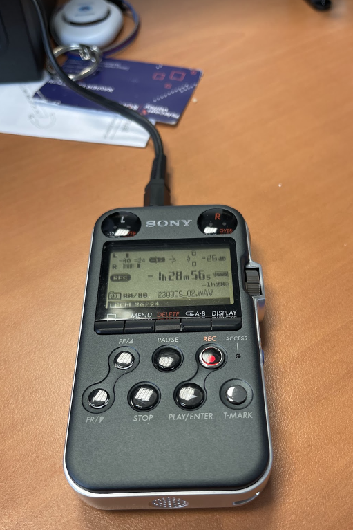 Sony digital recorder